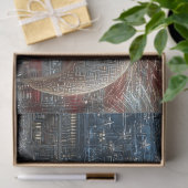 Decoupage 250ste Cyber Eagle Kunstwerk Tissuepapier (Geschenk)