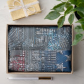 Decoupage 250ste Cyber Eagle Patriottische Kunst Tissuepapier (Geschenk)