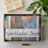 Decoupage 26x6" Cowgirl Western Designs Handsaws Tissuepapier (Geschenk)