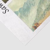 Decoupage 26x6" Cowgirl Western Designs Handsaws Tissuepapier (Detail)