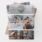 Decoupage 26x6" Winter Collection Handsaw Designs Inpakpapier Vel (In situ)