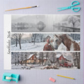 Decoupage 26x6" Winter Collection Handsaw Designs Tissuepapier (Craft)