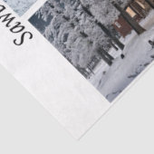 Decoupage 26x6" Winter Collection Handsaw Designs Tissuepapier (Detail)