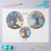 Decoupage 2-12" & 1-8" rounds Easter Egg Tree  Tissuepapier (Craft)