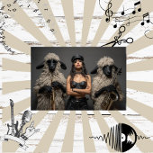 Decoupage 2 Schaap & Chic Band Tissuepapier