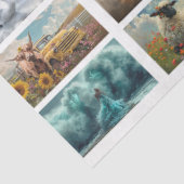 Decoupage 32 Designs 3x5 Inches Collage Scrapbook Tissuepapier (Detail)