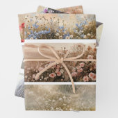 Decoupage 3 Designs Farm Girl & Pig Handsaws Inpakpapier Vel (In situ)