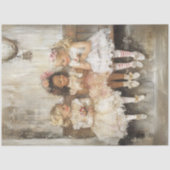 Decoupage 3 Kinderen Bloeiende Vriendschappen Tissuepapier (Voorkant)