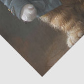 Decoupage 3 Kittens Verkleed in Business Suites Tissuepapier (Detail)