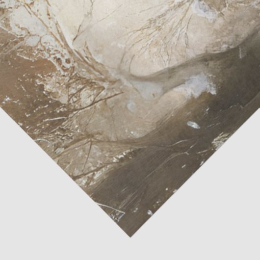 Decoupage 3 Little Pigs Story Book Forest Tissuepapier (Detail)