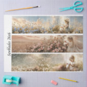 Decoupage 3 Ontwerpen Boerenmeisje & Varkenshandza Tissuepapier (Craft)