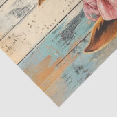 Decoupage 3 Paarden Bandanas Verontruste Achtergro Tissuepapier (Detail)