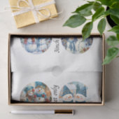 Decoupage 3" Sneeuwbol Vorm Kerst Tissuepapier (Geschenk)