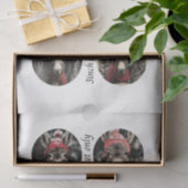 Decoupage 3" Sneeuwbolvormen Whimsical Ezel Tissuepapier (Geschenk)