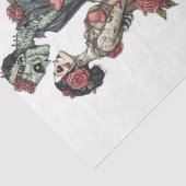 Decoupage 4 design Romantisch Frankenstein & Vrouw Tissuepapier (Detail)