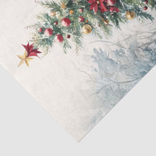 Decoupage 4 Kerst  Design Tissuepapier (Detail)