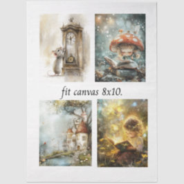 Decoupage 4 Ontwerp voor Verhalenboeken, Passend v Tissuepapier