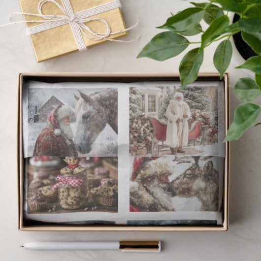 Decoupage 4x3 designs for 3" snow globe & frames  tissuepapier (Geschenk)