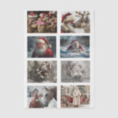 Decoupage 4x3 designs for 3" snow globe & frames  tissuepapier (Voorkant)