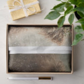 Decoupage 5x7 Highland Calves Winter Scene  Tissuepapier (Geschenk)