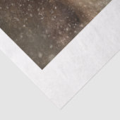 Decoupage 5x7 Highland Calves Winter Scene  Tissuepapier (Detail)