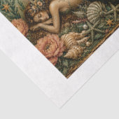 Decoupage 8.5x11 Zeemeermin Botanisch Gepersonalis Tissuepapier (Detail)