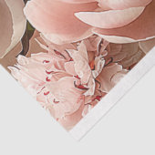 Decoupage A3 Botanical Peach Designs Scrapbooking Tissuepapier (Detail)