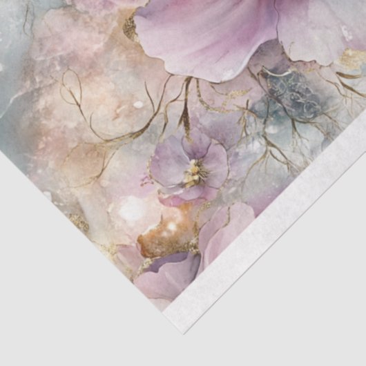 Decoupage A3 Floral Botanicals Scrapbooking Tissuepapier (Detail)