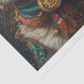 Decoupage A3 Scrapbook Papier Steampunk Katten (Detail)