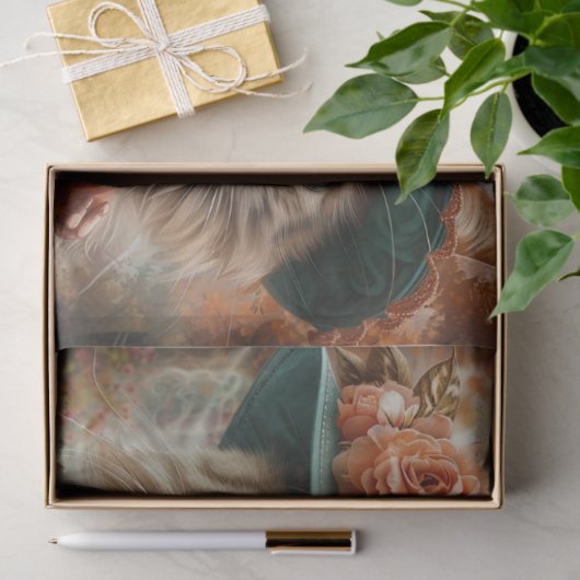 Decoupage A3 Scrapbooking Victorian Whimsical Cats Tissuepapier (Geschenk)