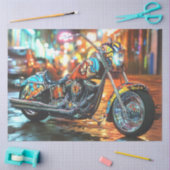 Decoupage Aangepaste Gedetailleerde Paint Job Moto Tissuepapier (Craft)