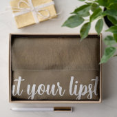 Decoupage Aanpasbare Aap Wilde Haren & Lippenstift Tissuepapier (Geschenk)