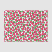 Decoupage Aardbeien Verjaardagsfeestje Shower Tissuepapier (Voorkant)