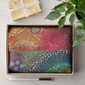 Decoupage Aboriginal Australische Stralende Cirkel Tissuepapier (Geschenk)