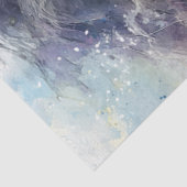 Decoupage Aboriginal Oudere Aquarel Kunst Tissuepapier (Detail)