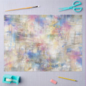 Decoupage Abstract Blauw Roze Paarse Geel Ontwerp Tissuepapier (Craft)