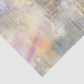 Decoupage Abstract Blauw Roze Paarse Geel Ontwerp Tissuepapier (Detail)