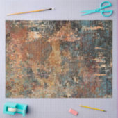 Decoupage Abstract Roest Sinaasappel Bruin Brons Tissuepapier (Craft)