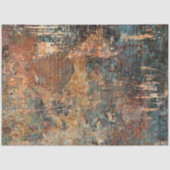 Decoupage Abstract Roest Sinaasappel Bruin Brons Tissuepapier (Voorkant)