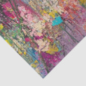 Decoupage Abstracte ballerina levendige kleuren Tissuepapier (Detail)