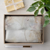 Decoupage Abstracte bloemmix van kleuren crèmes Tissuepapier (Geschenk)