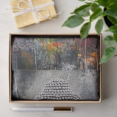 Decoupage Abstracte Boeddha Pose Tissuepapier (Geschenk)