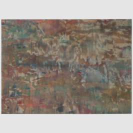 Decoupage Abstracte Faux Finish Aardetinten Tissuepapier