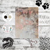 Decoupage Abstracte Faux Finish Wedstrijden Luipaa Tissuepapier