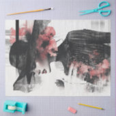 Decoupage Abstracte Kunst Vrouw Semi-transparant Tissuepapier (Craft)