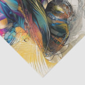 Decoupage Abstracte Patronen Vrouw Pet Tissuepapier (Detail)