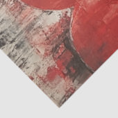 Decoupage Abstracte Valentijn Hart Paar Tissuepapier (Detail)