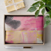 Decoupage Abstracte Vrouw Standaard Poedel. Tissuepapier (Geschenk)