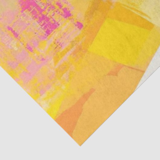 Decoupage Abstracte Vrouw Standaard Poedel. Tissuepapier (Detail)