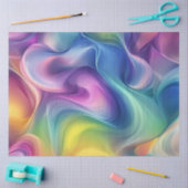 Decoupage Abstracte Waterverf Vibrant Pattern Tissuepapier (Craft)